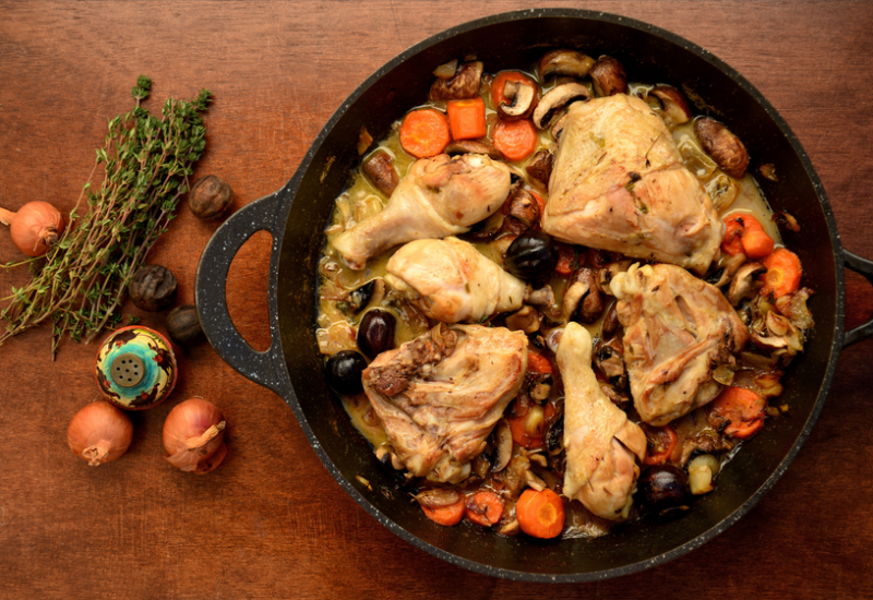 Cocq au vin