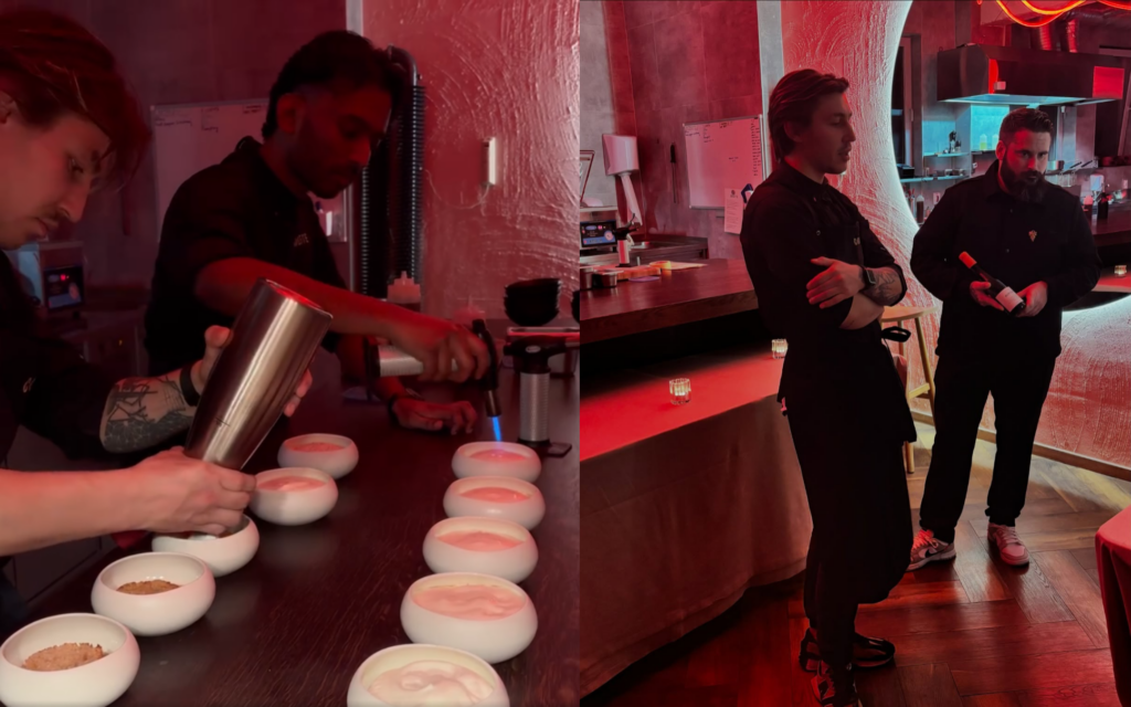 Private corporate dinners with wine pairing